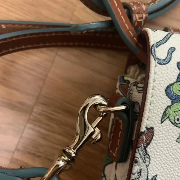 Dooney & Bourke Disney Toy Story 4 Crossbody Bag Woody Buzz Fold Over Wallet - Picture 9 of 16